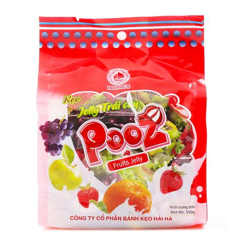 Kẹo jelly trái cây Pooz hải hà gói 350g
