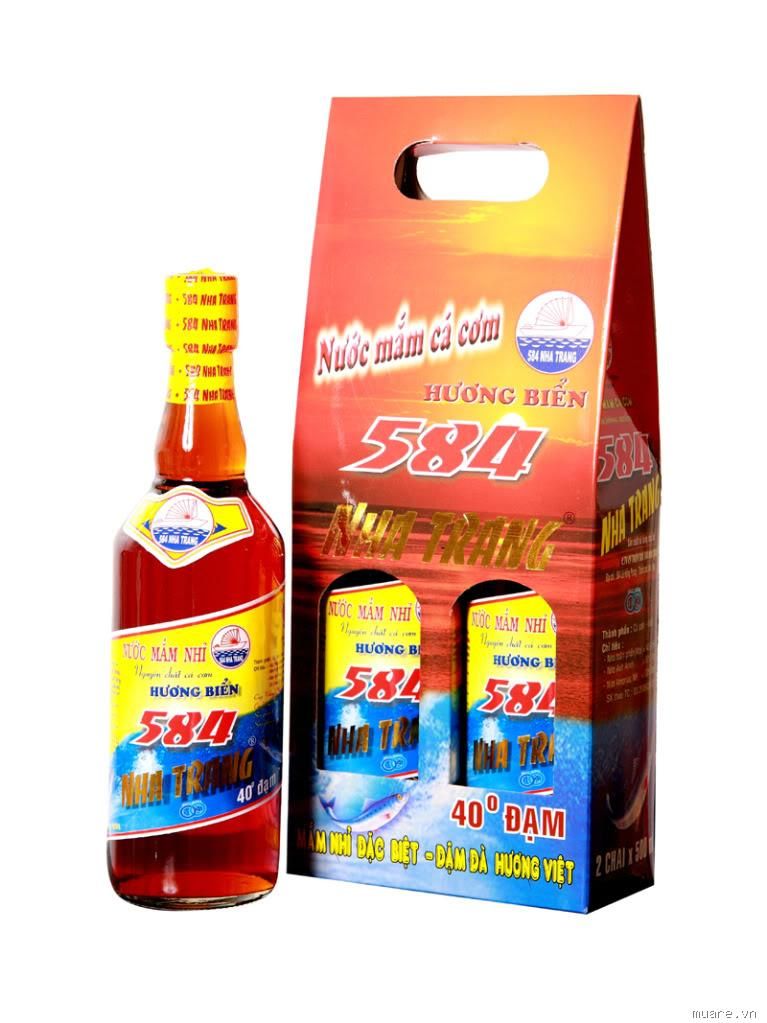 Chai mắm 584 Nha Trang 500ml 40 độ đạm