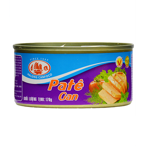 Patê gan Hạ Long hộp sắt 170g