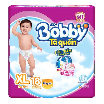 Bỉm quần Bobby XL18