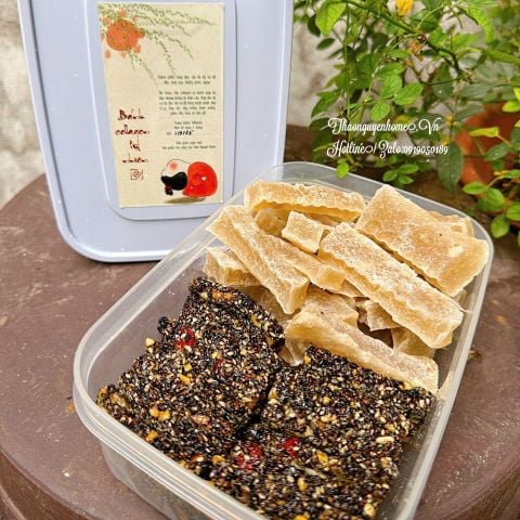  Bánh collagen rong biển mix agiao 