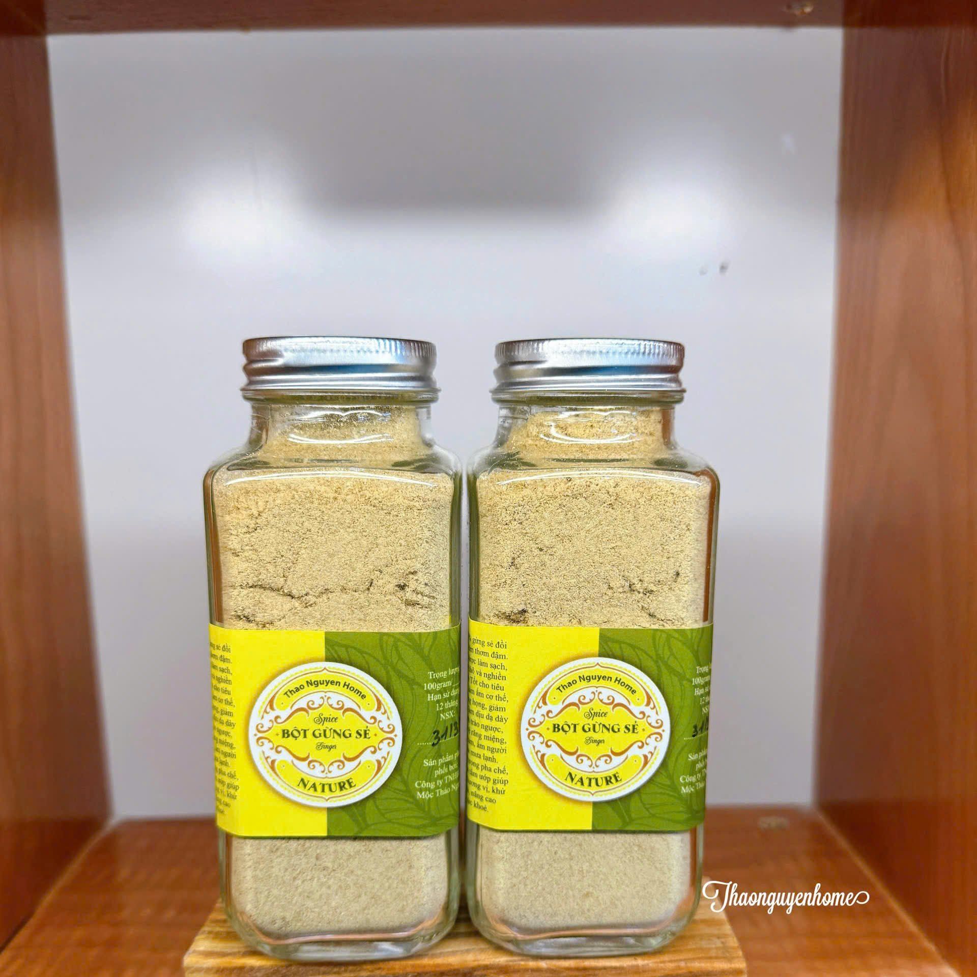 Bột gừng sẻ hũ 100gram