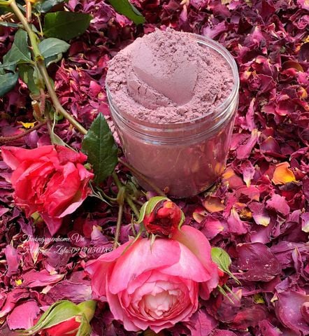  Bột cánh hoa hồng nhung cổ sạch hũ 100gram 