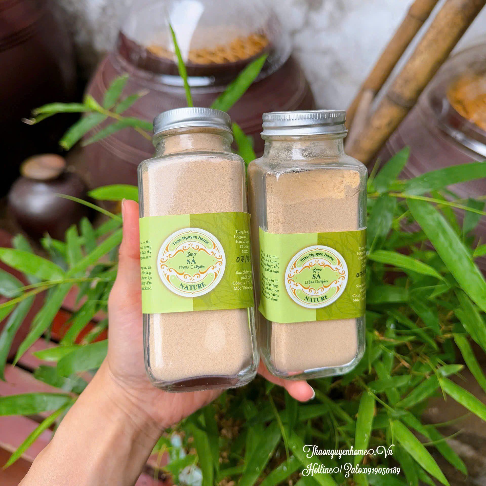 Bột sả tím nhỏ Huế hũ 50gram