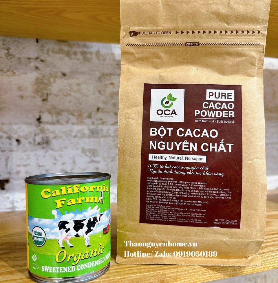 Cacao hữu cơ - cacao nguyên bơ - cacao nguyên chất