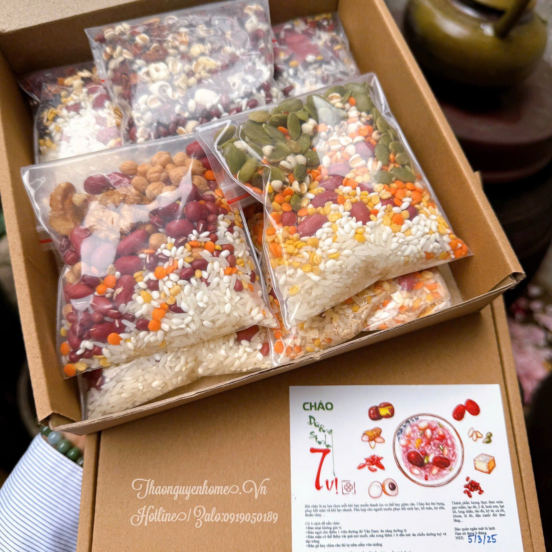 Cháo dưỡng sinh 7 vị
