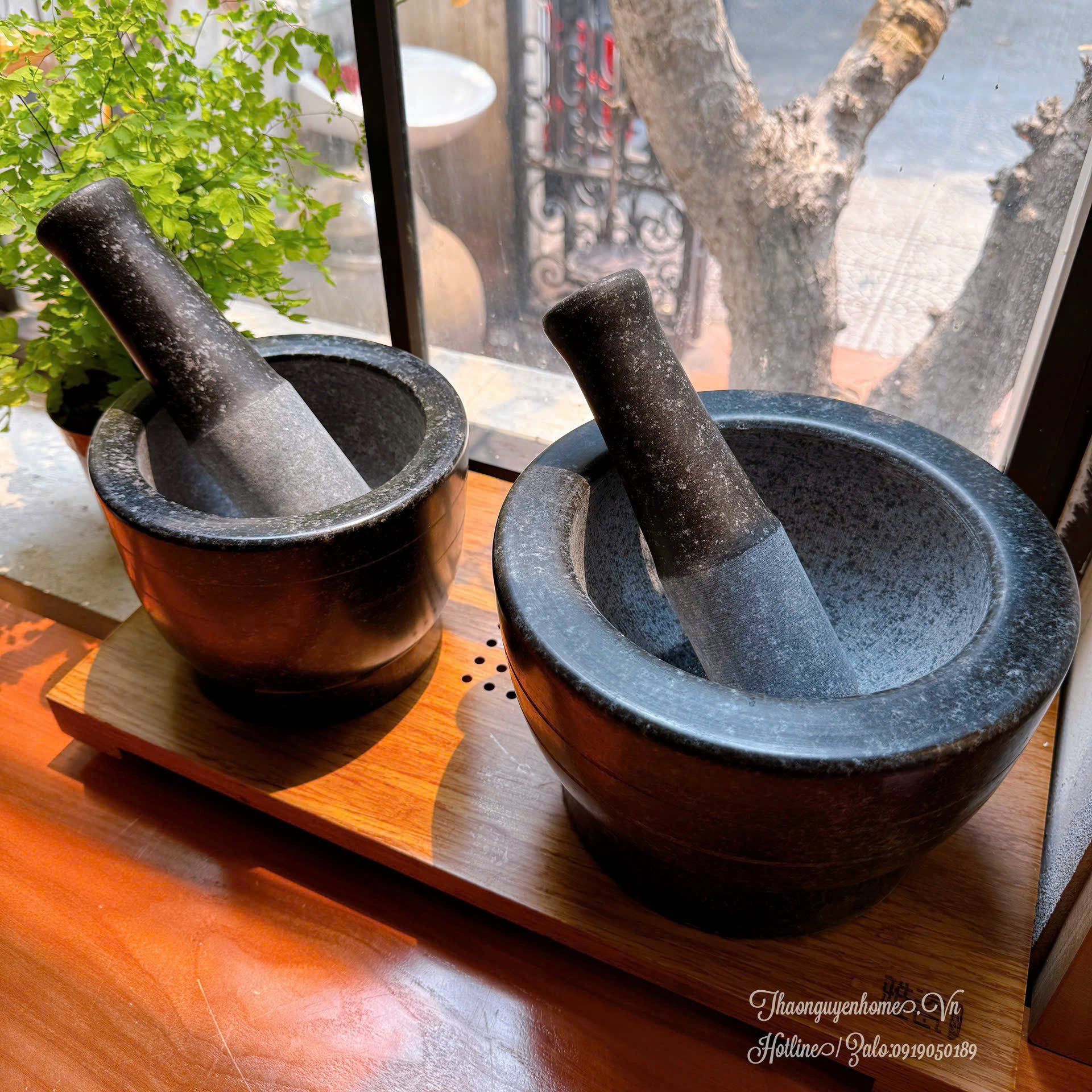 Cối Đá Nguyên Khối 2 cỡ