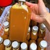 RƯỢU CỐT GỪNG NGHỆ ĐẬM ĐẶC SAU SINH: sáng da, tiêu mỡ, mờ thâm rạn
