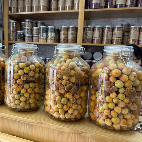  Mơ thóc má đào ngâm đường thô giải khát 