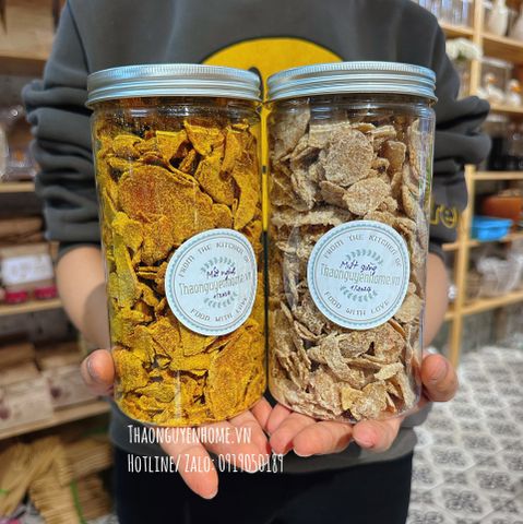  Mứt nghệ, gừng sẻ đồi vân tím (ủ đường hữu cơ) 