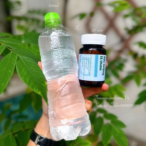  Súc miệng lá thơm muối nén hũ 20viên 