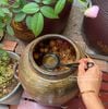 Rượu chanh đào gừng sẻ 1lít