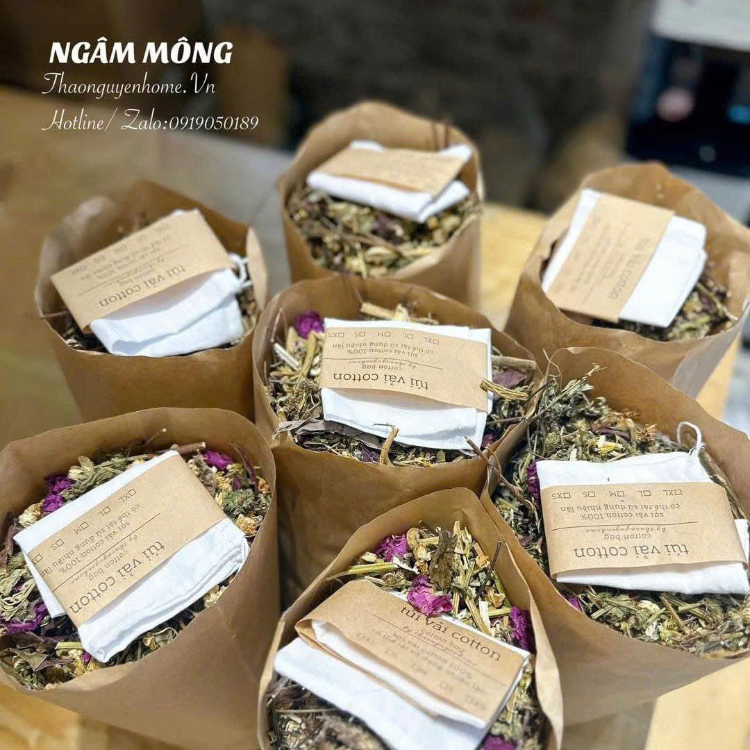 Thảo dược ngâm tắm ngâm mông hoa hồng
