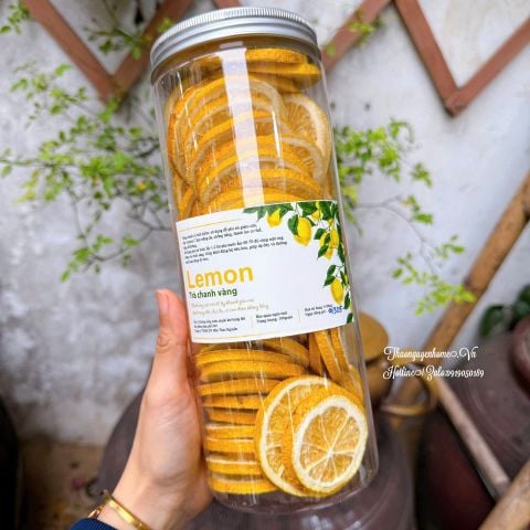  Chanh vàng úc sấy khoanh giữa 100gr 