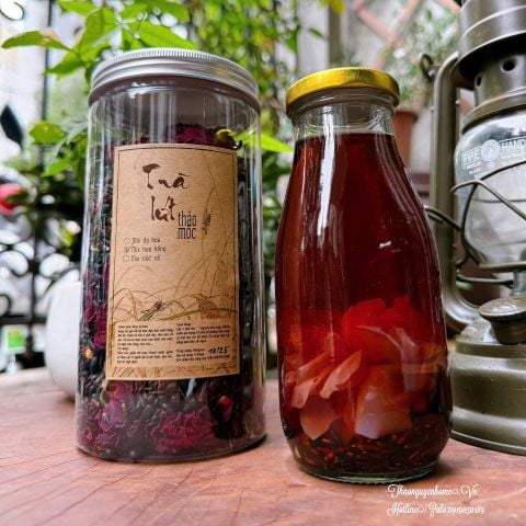  Trà mầm đậu đen hoa hồng 800gram 