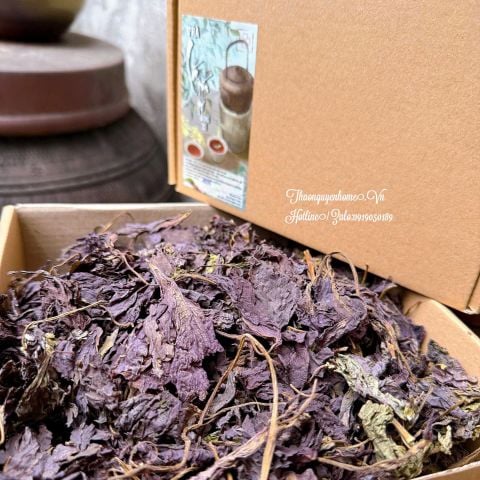  Trà lá tía tô ta sao thơm 100gr  ( Vietnamese Perilla Tea) 