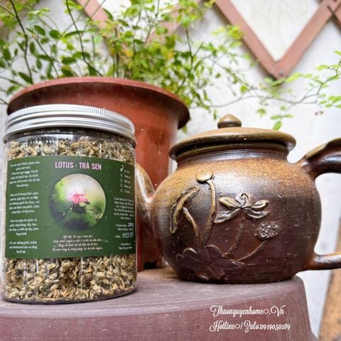  TRÀ LÁ SEN ( Lotus ) lá sen thơm không đắng 