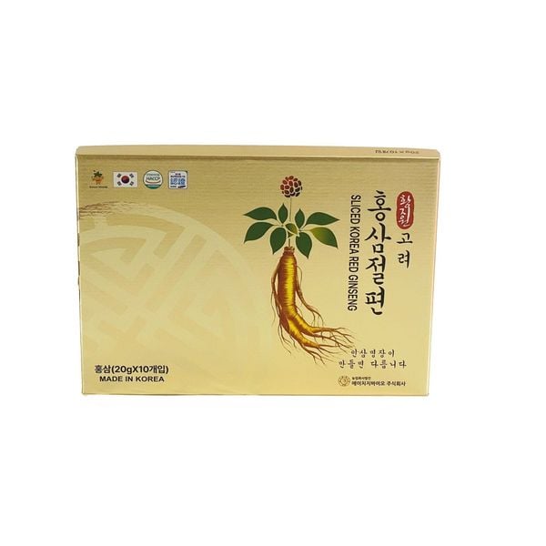 Hồng sâm cắt lát tẩm mật ong HG Bio 200g