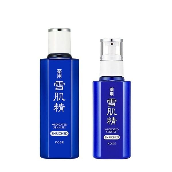 Nước hoa hồng dưỡng trắng Kose Medicated Sekkisei Enriched Lotion 24ml