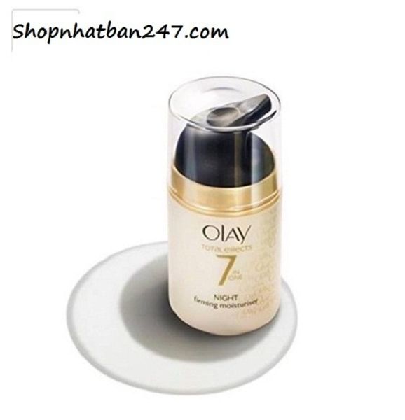 Kem dưỡng chống lão hóa Olay Total Effects 7 in One Night Firming Moisturizer Night