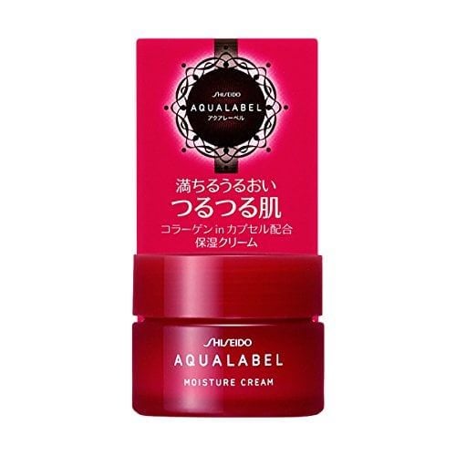 Kem dưỡng da Aqualabel của Shiseido màu màu xanh - đỏ - vàng