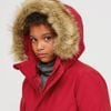 UNIQLO Nhật chính hãng - Áo khoác Parka phao dáng dài có mũ lông trẻ em - KID WARM PADDED COAT