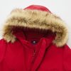 UNIQLO Nhật chính hãng - Áo khoác Parka phao dáng dài có mũ lông trẻ em - KID WARM PADDED COAT