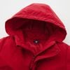 UNIQLO Nhật chính hãng - Áo khoác Parka phao dáng dài có mũ lông trẻ em - KID WARM PADDED COAT