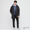 Áo khoác lông vũ nam đại hàn dáng dài Seamless Down Uniqlo