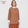 Áo sơ mi tay dài sọc Rayon Uniqlo 430519