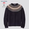 Áo len lông cừu nữ 3D KNIT JACQUARD SWEATER UNIQLO 432087