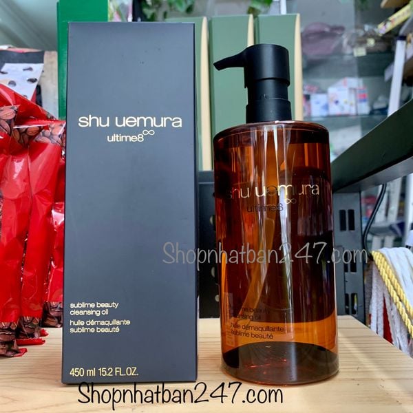 Dầu làm sạch và tẩy trang cao cấp Shu Uemura Ultime8 450ml