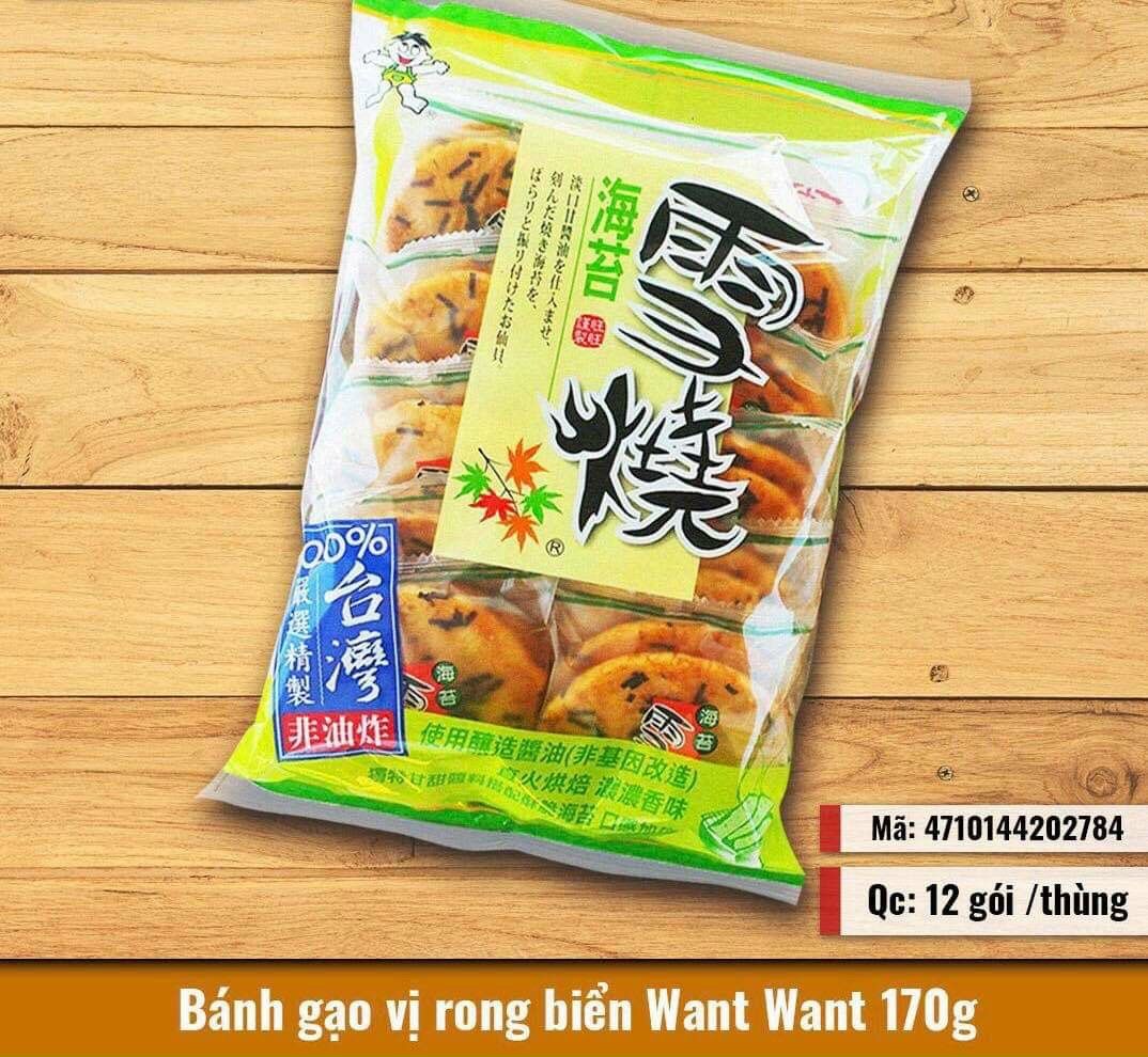 Bánh Gạo Vị Rong Biển Want Want 170g – Shopnhatban247.com - Hàng Nhật ...