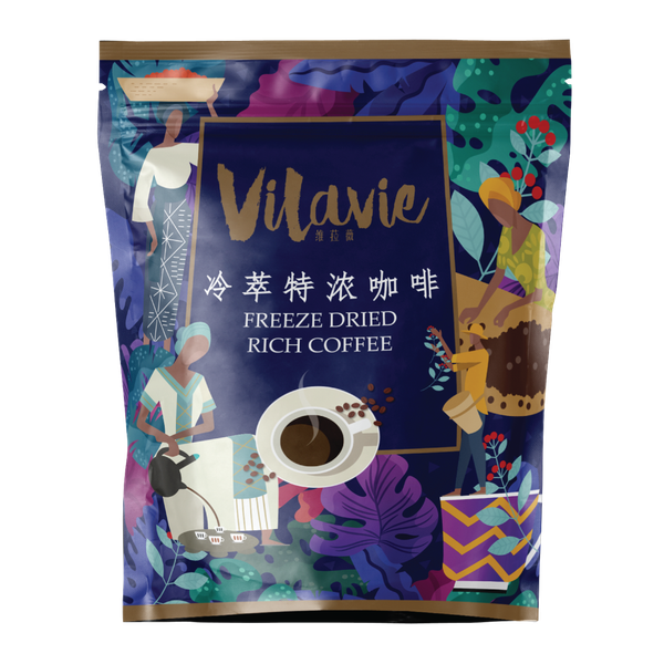 Cà phê sữa sấy lạnh Vilavie 600g (40g x 15) (cafe)