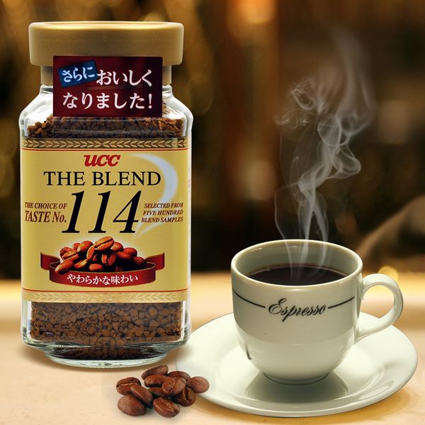 Cà phê hòa tan UCC 114 lọ 90gr Mẫu mới nhất