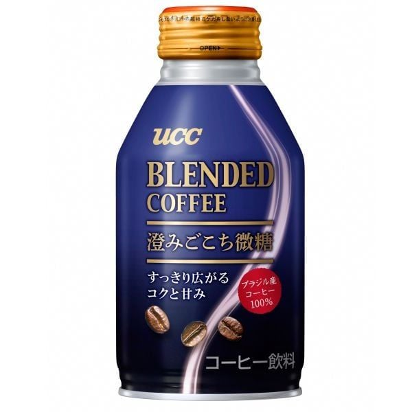 Cafe - Cà phê sữa UCC Blended Coffee Bitter chai pha sẵn (ít đường)