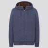 Áo nỉ lót lông cừu nam siêu ấm Uniqlo Hoodie 418708