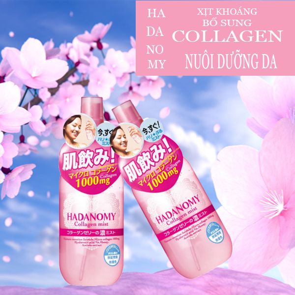 Xịt Khoáng Hadanomy Collagen Mist 250ml – Shopnhatban247.com - Hàng Nhật nội địa