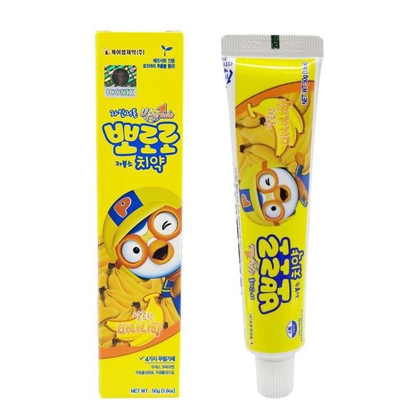 Kem đánh răng Pororo cho trẻ em vị chuối 50g