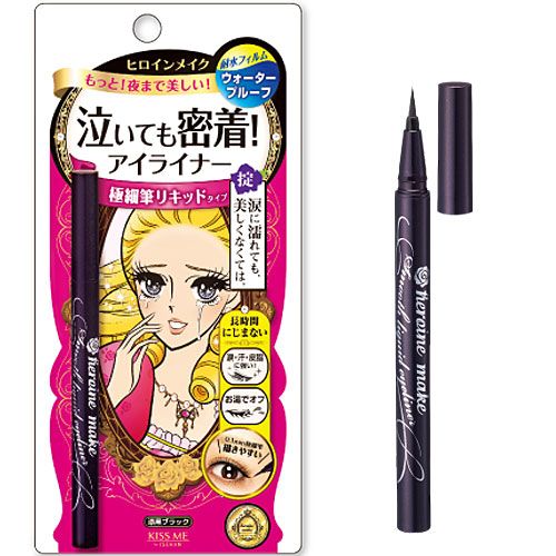 Kẻ mắt Kiss Me chống trôi nước Heroine Make Smooth Liquid Eyeliner