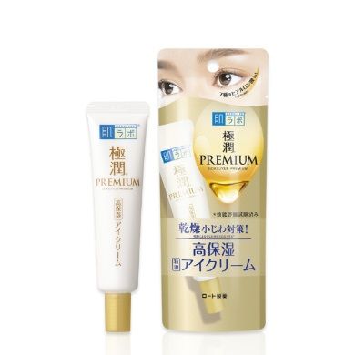 Kem mắt ROHTO Hada Labo Gokujun Premium Hyaluronic Eye Cream dưỡng ẩm sâu