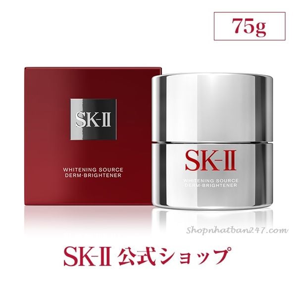 Kem đêm dưỡng trắng trị thâm nám SK-II Whitening Source Derm Brightener 75g