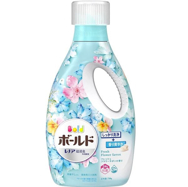 Nước giặt xả 2 in 1 Bold P&G hương hoa cỏ tự nhiên