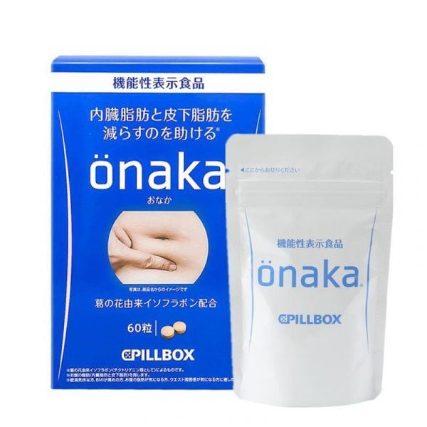Viên uống giảm mỡ bụng Onaka Pillbox Nhật Bản