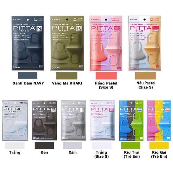 Khẩu trang Pitta Mask Chuẩn Nhật