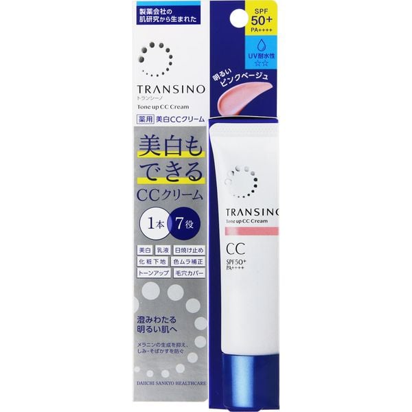 Kem trang điểm CC Transino Whitening Cream SPF50+/PA++++