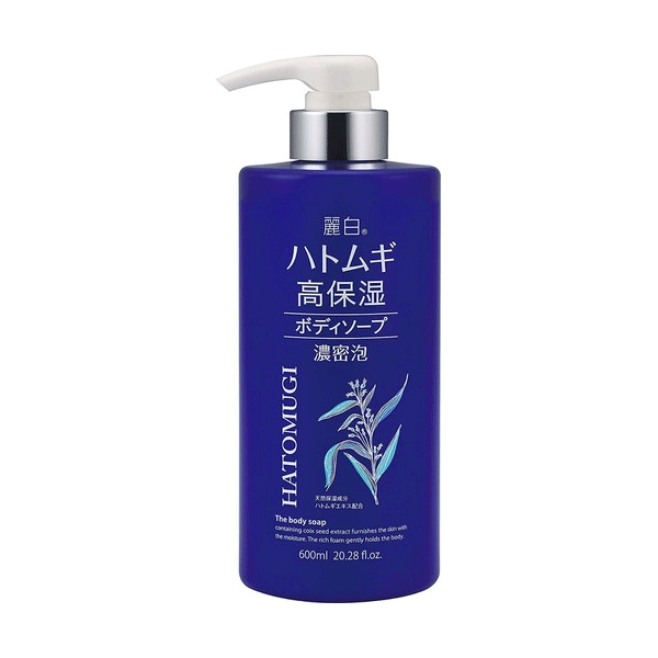 Sữa tắm ý dĩ Hatomugi dưỡng ẩm trắng da 600ml