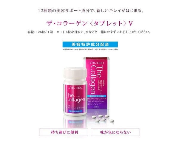 Viên uống The Collagen Shiseido 126 viên