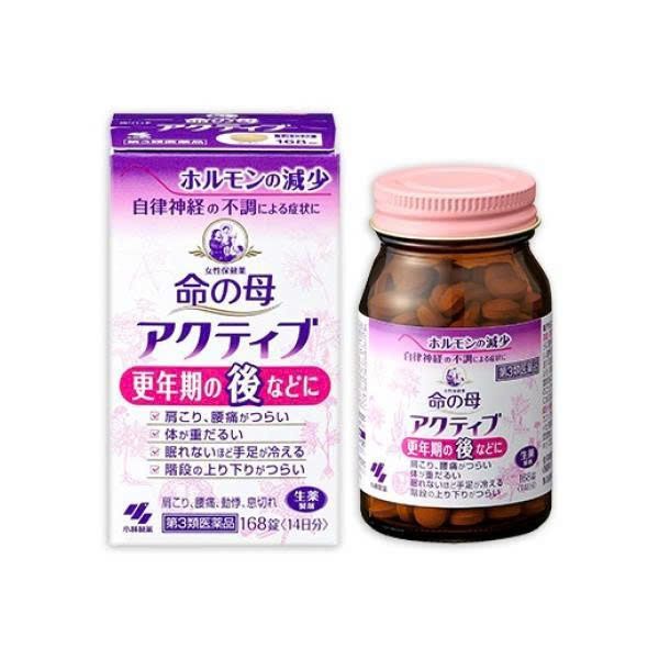 KOBAYASHI Inochi No Haha MOTHER OF LIFE Viên uống dành cho sức khỏe phụ nữ, giúp tăng cường lưu thông máu, củng cố xương khớp