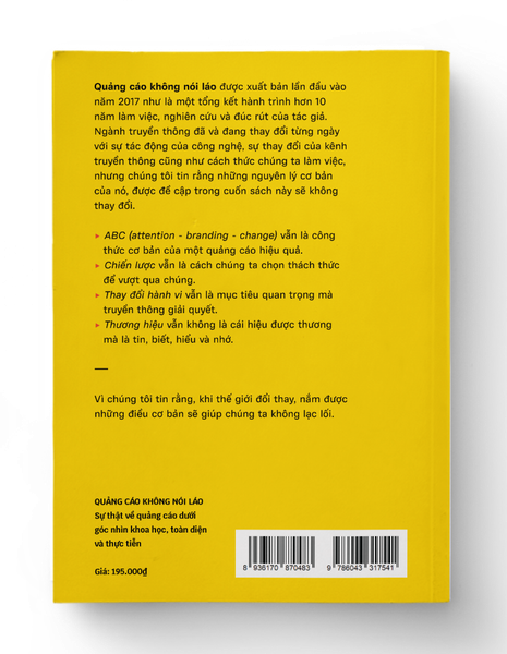 QUẢNG CÁO KHÔNG NÓI LÁO - Sự thật về quảng cáo dưới góc nhìn khoa học, toàn diện và thực tiễn